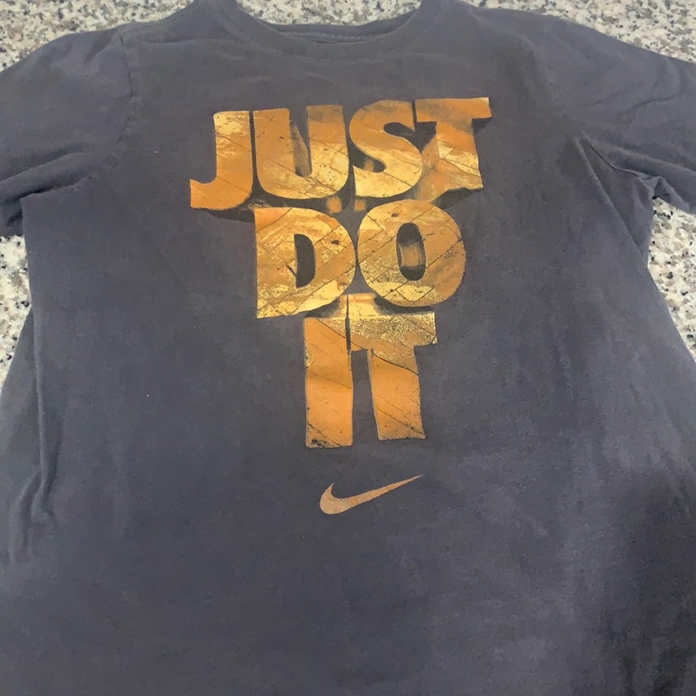 Nike size large gray boys T-shirt